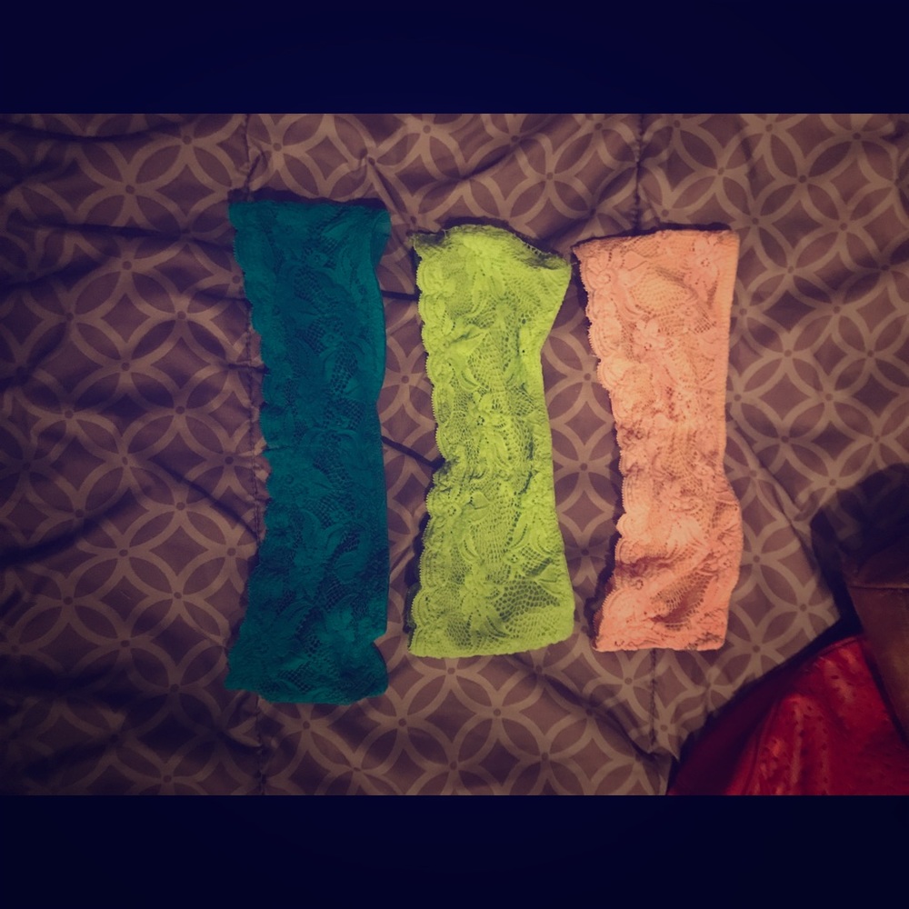 3 bandeau tops